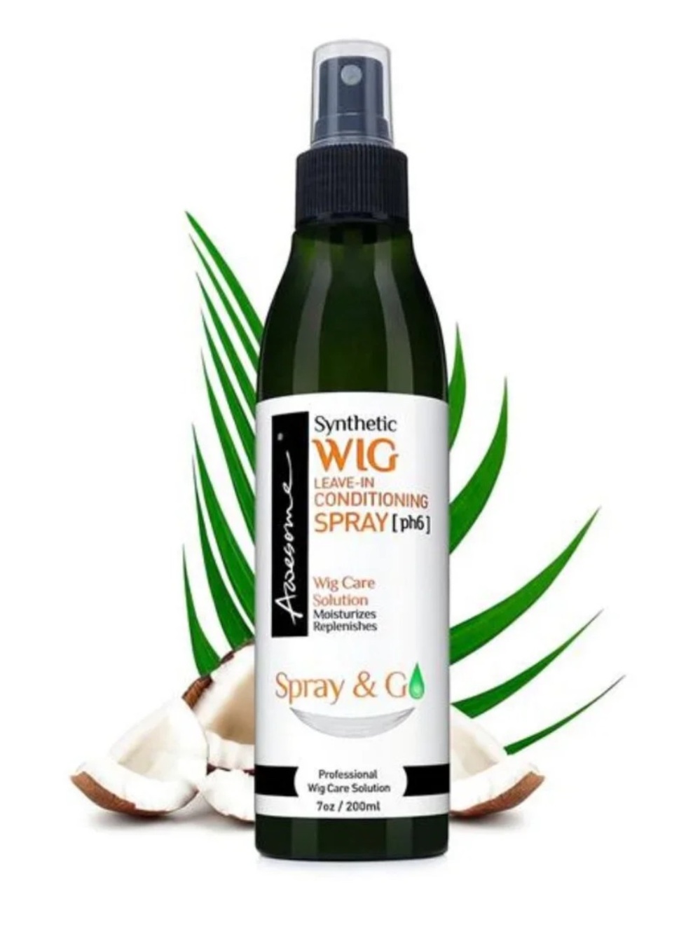 Awesome Synthetic Wig Leave-in Conditioner Spray, pH6, Professional Wig Care NEW